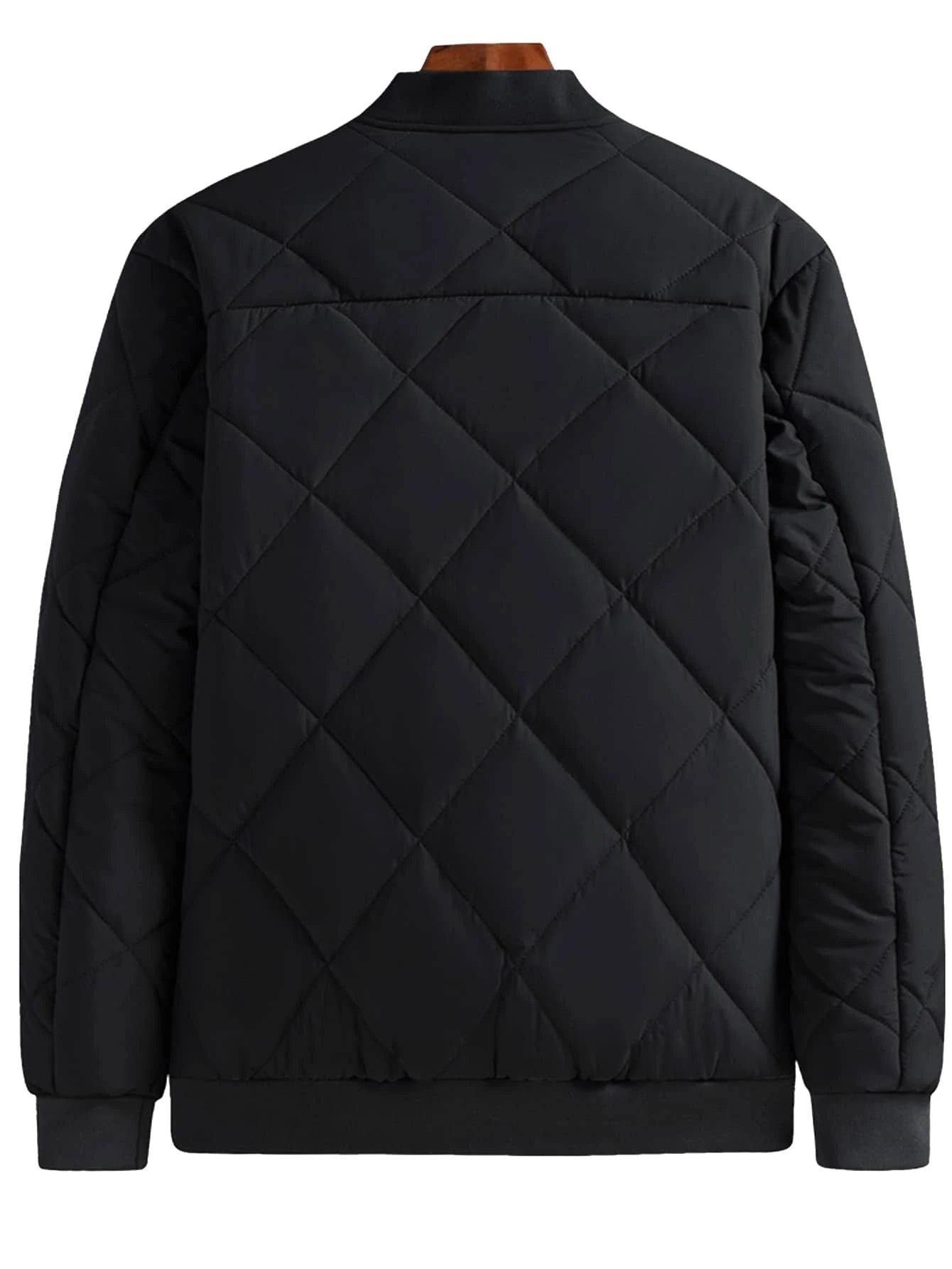 Men's Quilted Bomber Jacket